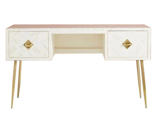 Glenn Bone Inlay Study Table