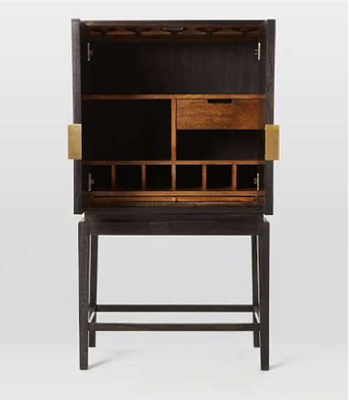 Kalpen Bone Inlay Bar Cabinet