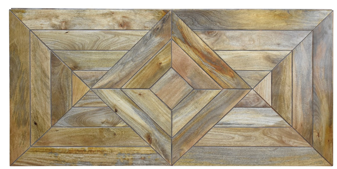 Bowie Hand Carved Wooden Dining Table