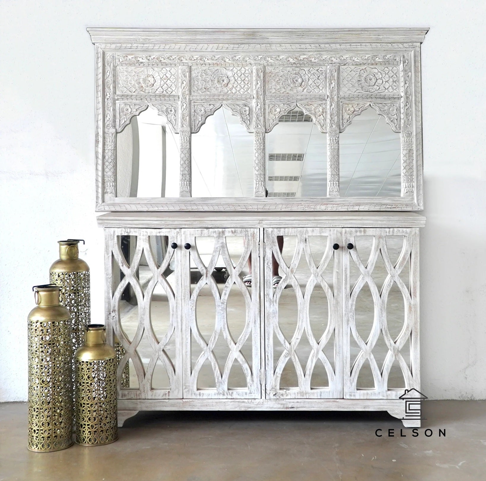 Oliver Hand Carved Sideboard