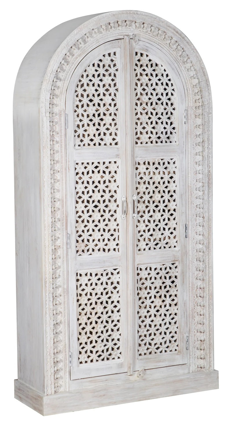 Anna Hand Carved Wooden Almirah