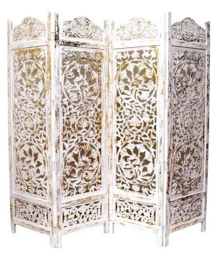 Ava Carved Room Divider