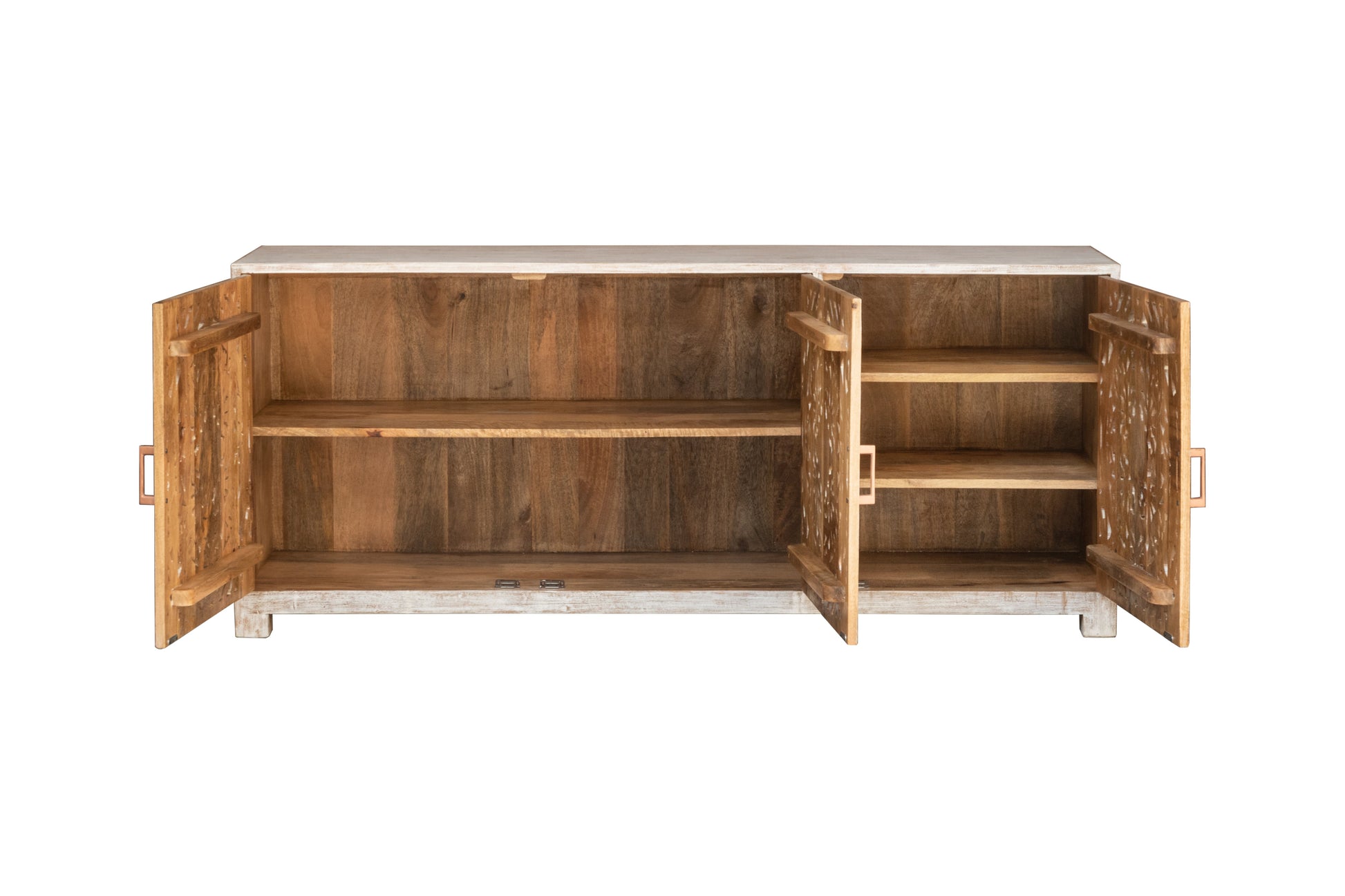 Zia Hand Carved Wooden TV Cabinet