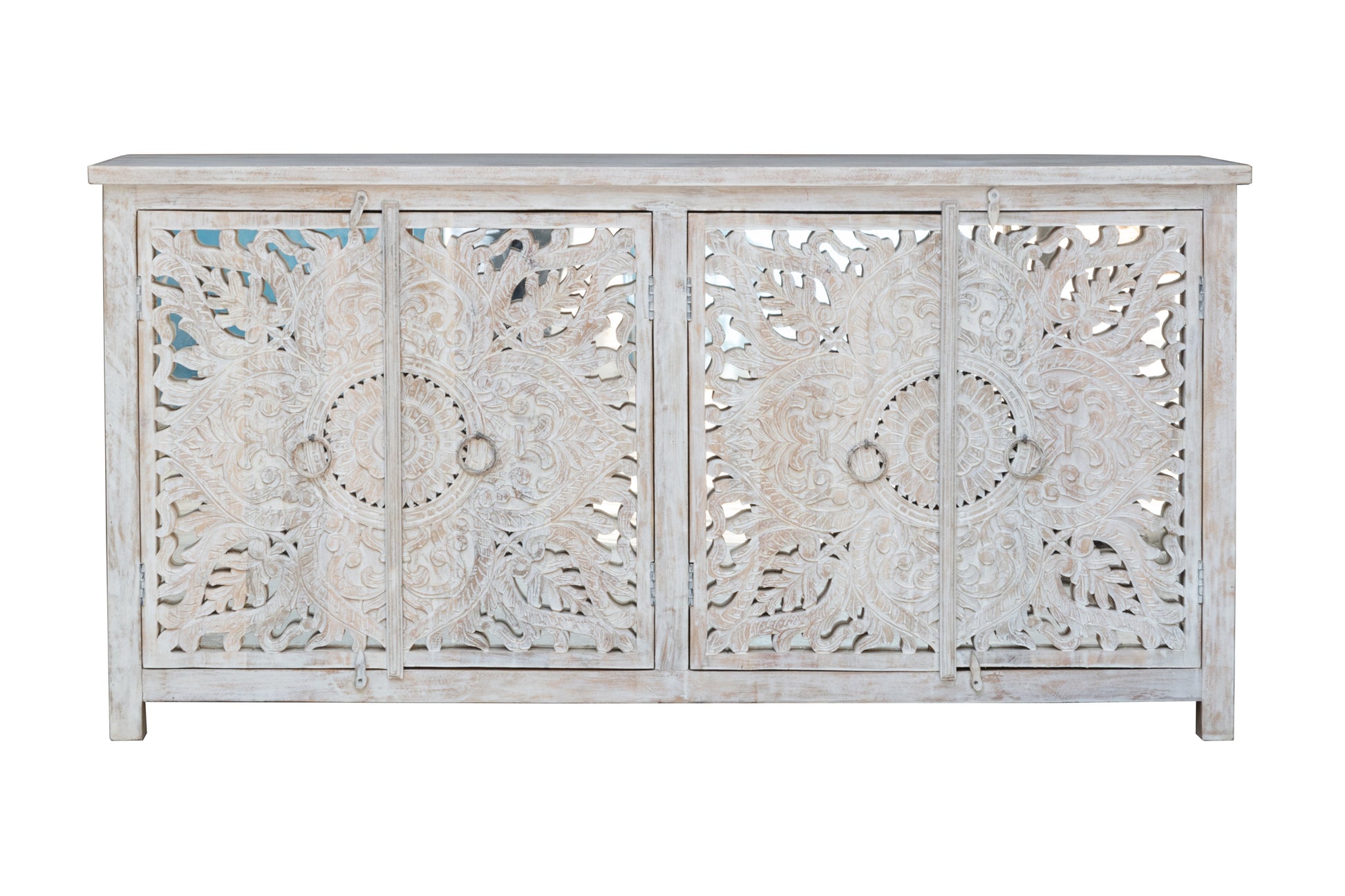 Alia Hand Carved Wooden Sideboard