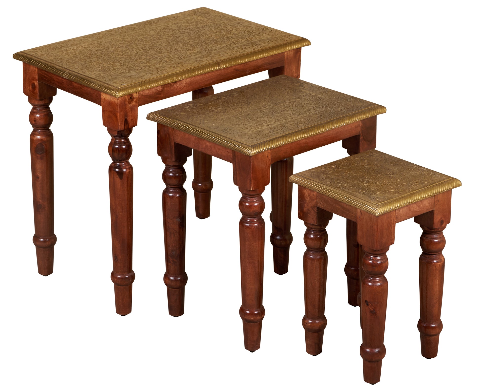 Cherry Wooden Nesting Table