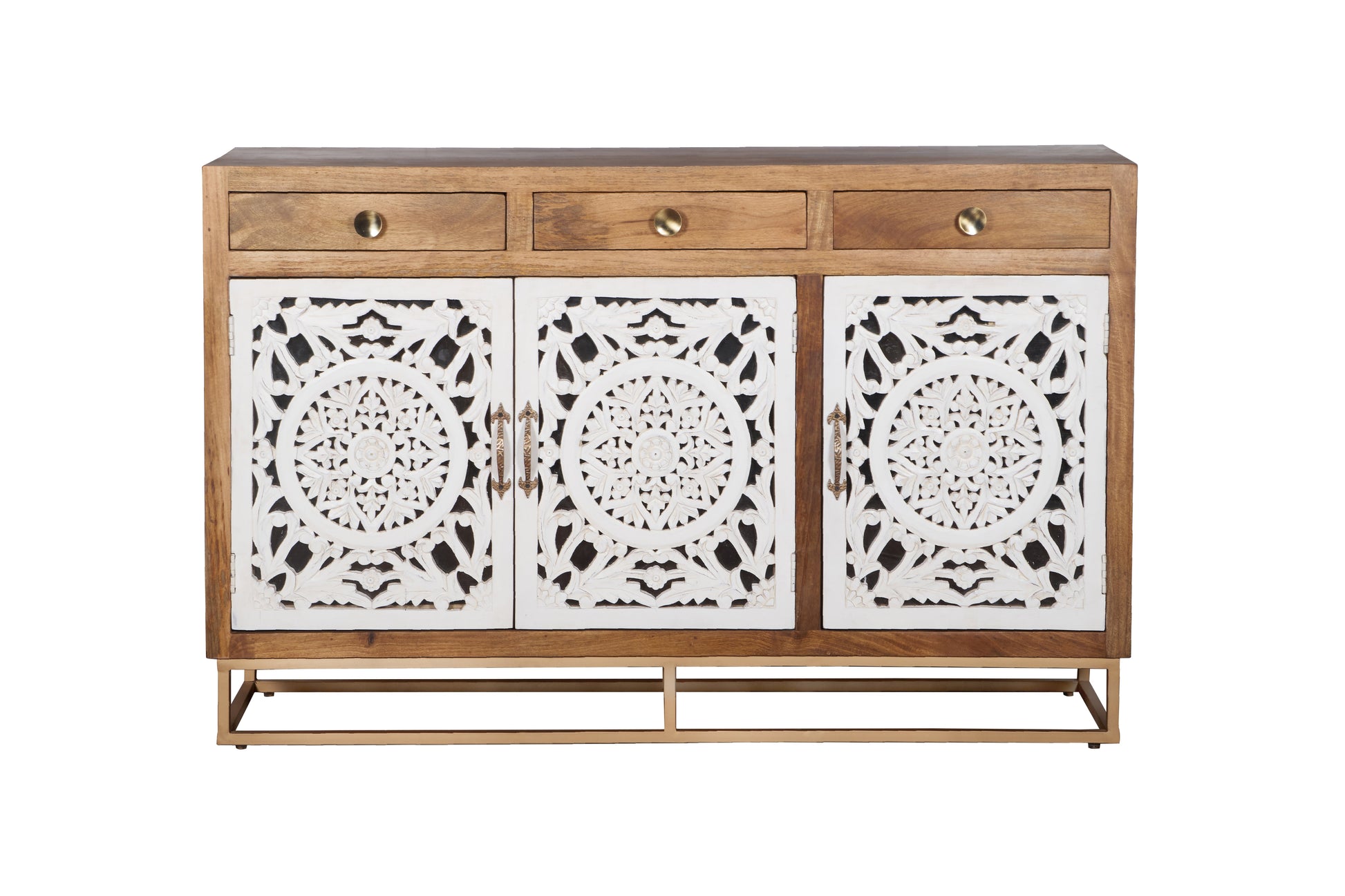 Joseph Carved Wooden Sideboard
