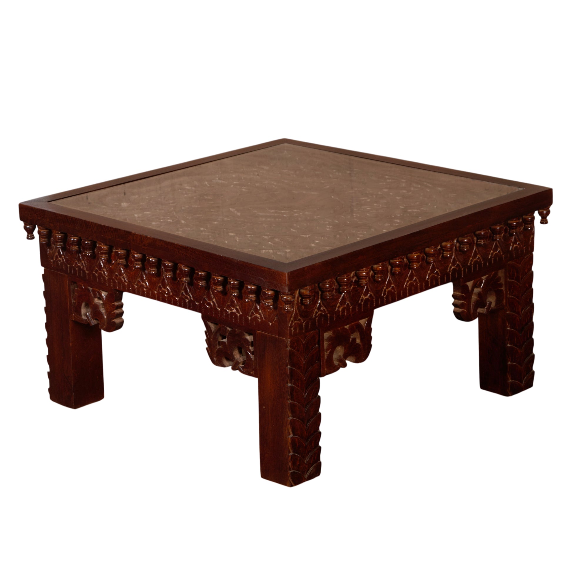 Jimmy Hand Carved Coffee Table