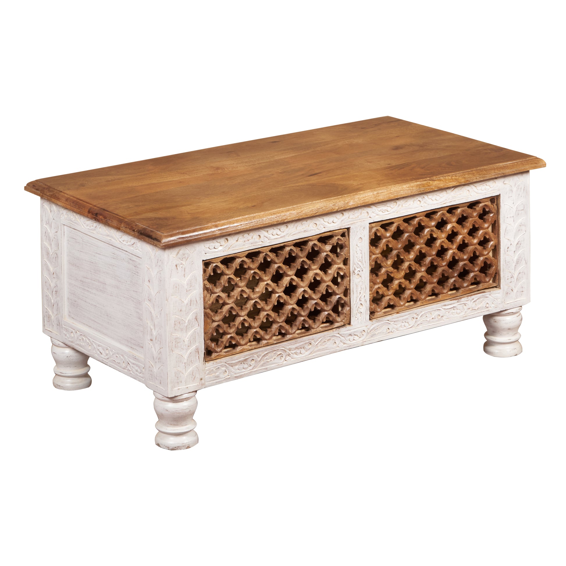 Milan Hand Carved Coffee Table
