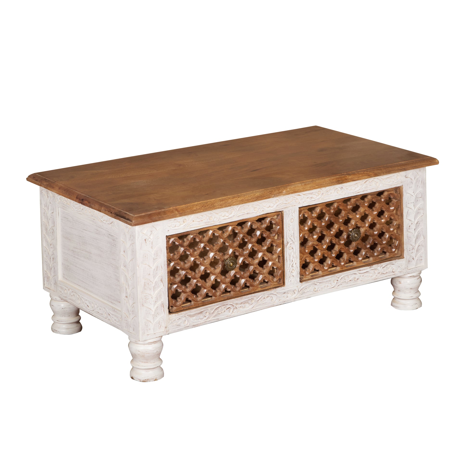 Milan Hand Carved Coffee Table