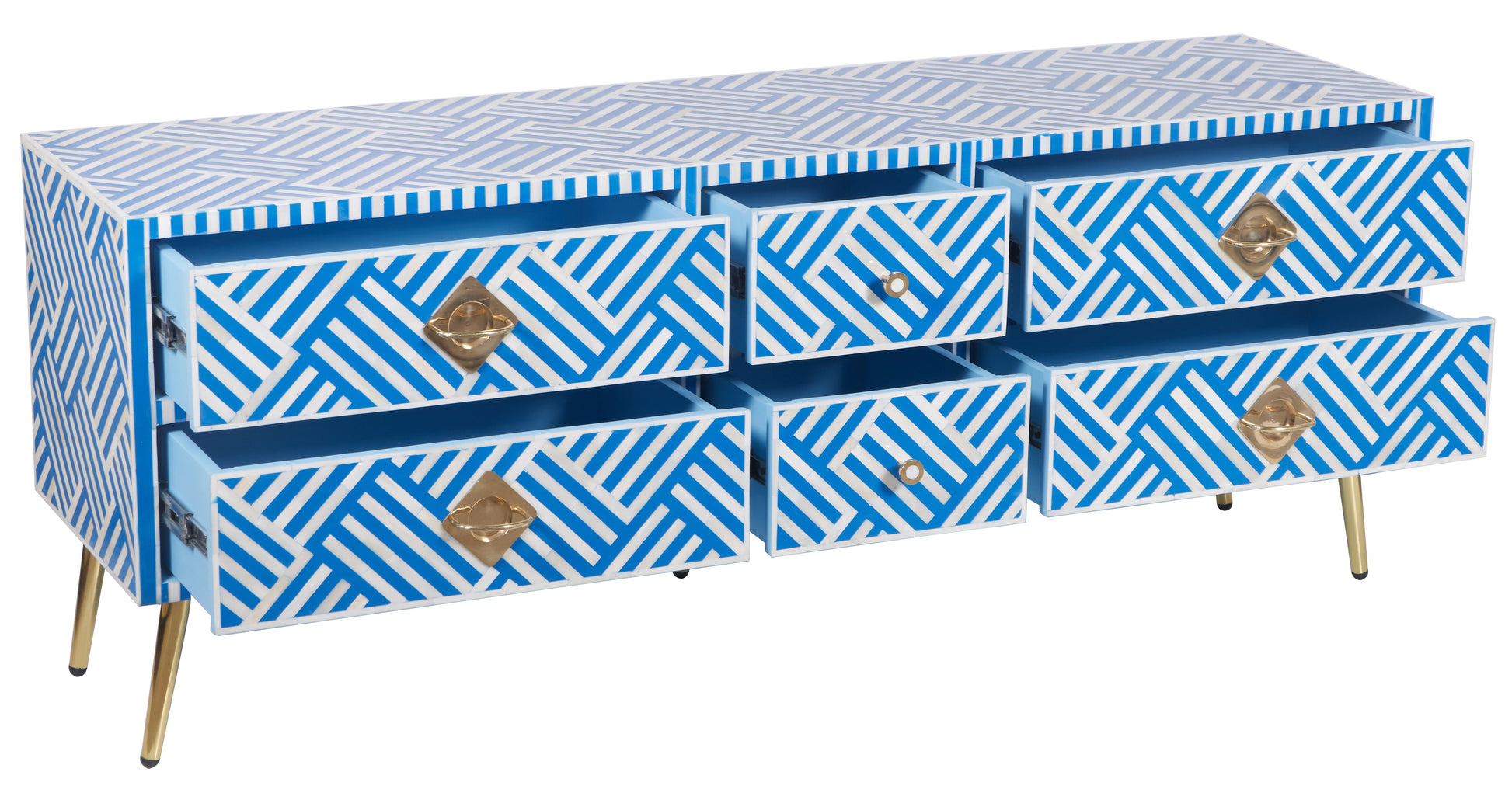 Bedella Bone Inlay TV Cabinet