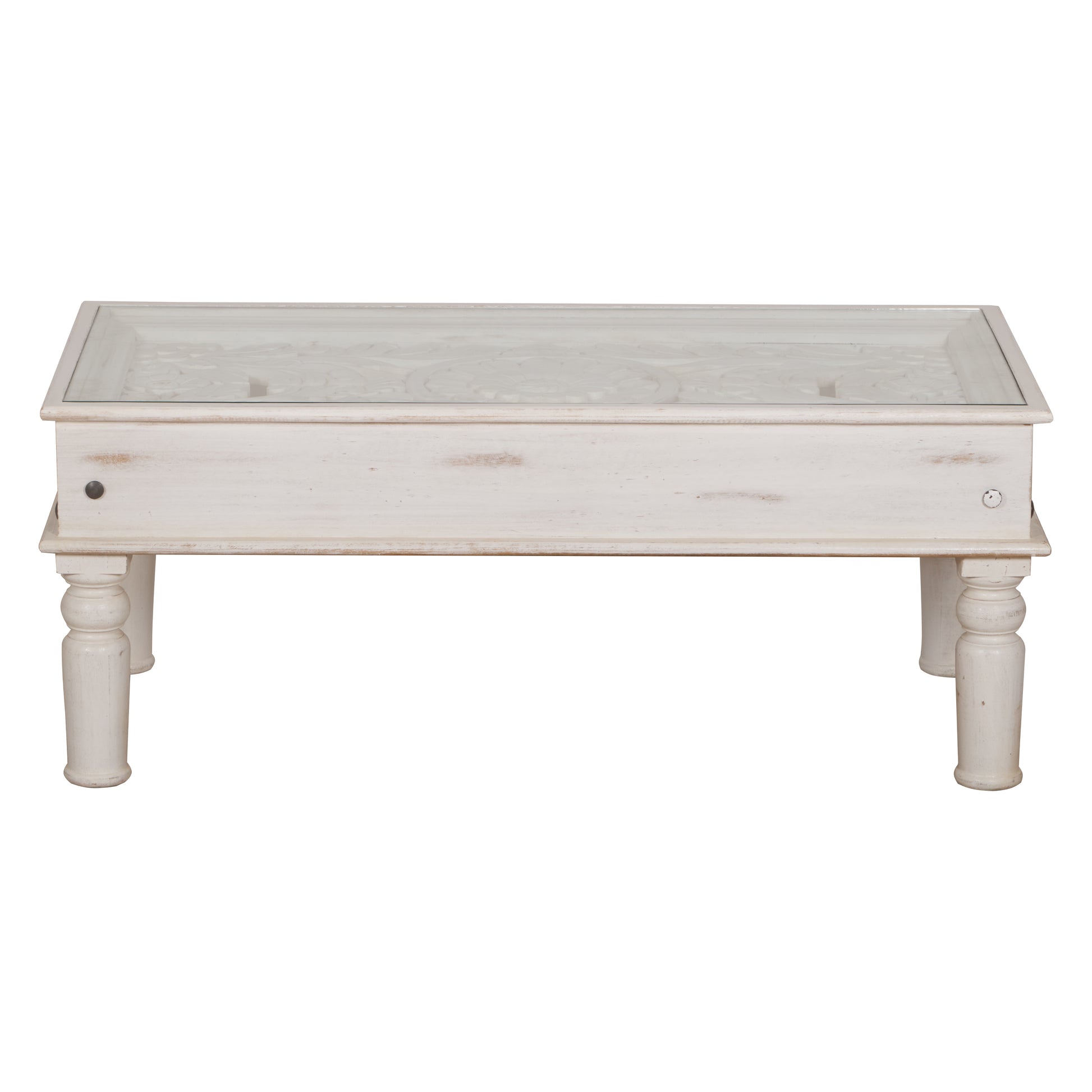 Erme Hand Carved Coffee Table