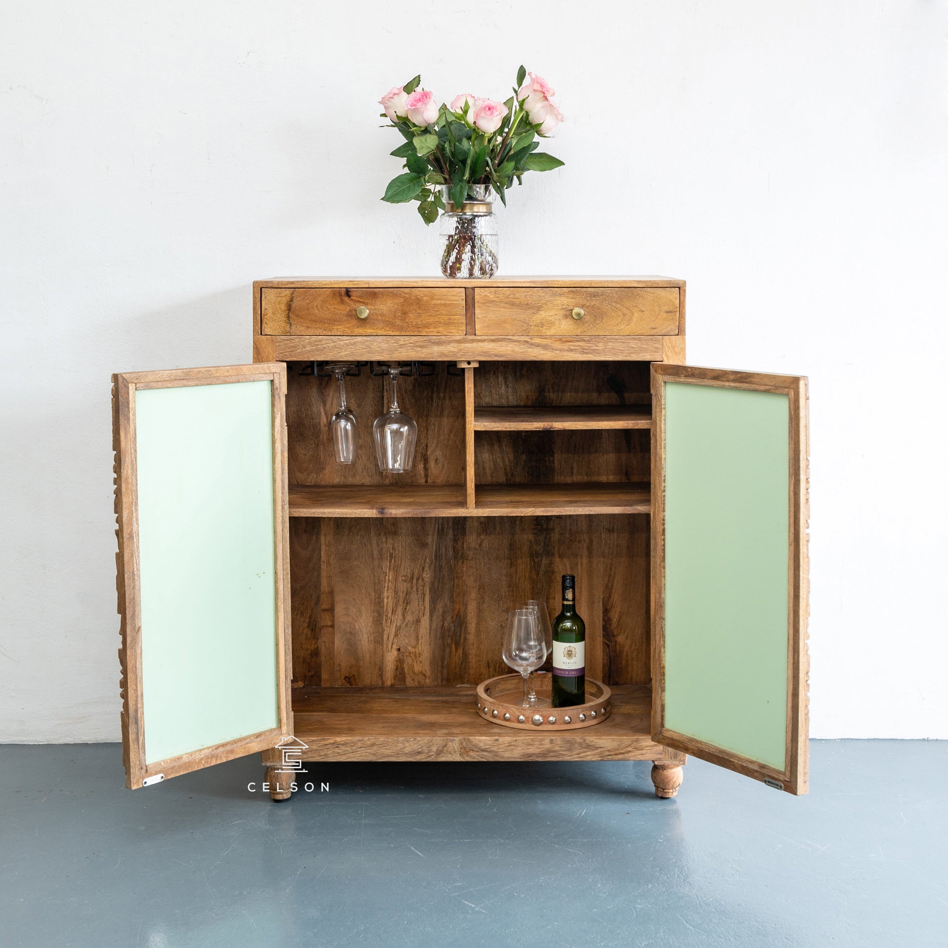 Rory Wooden Bar Cabinet