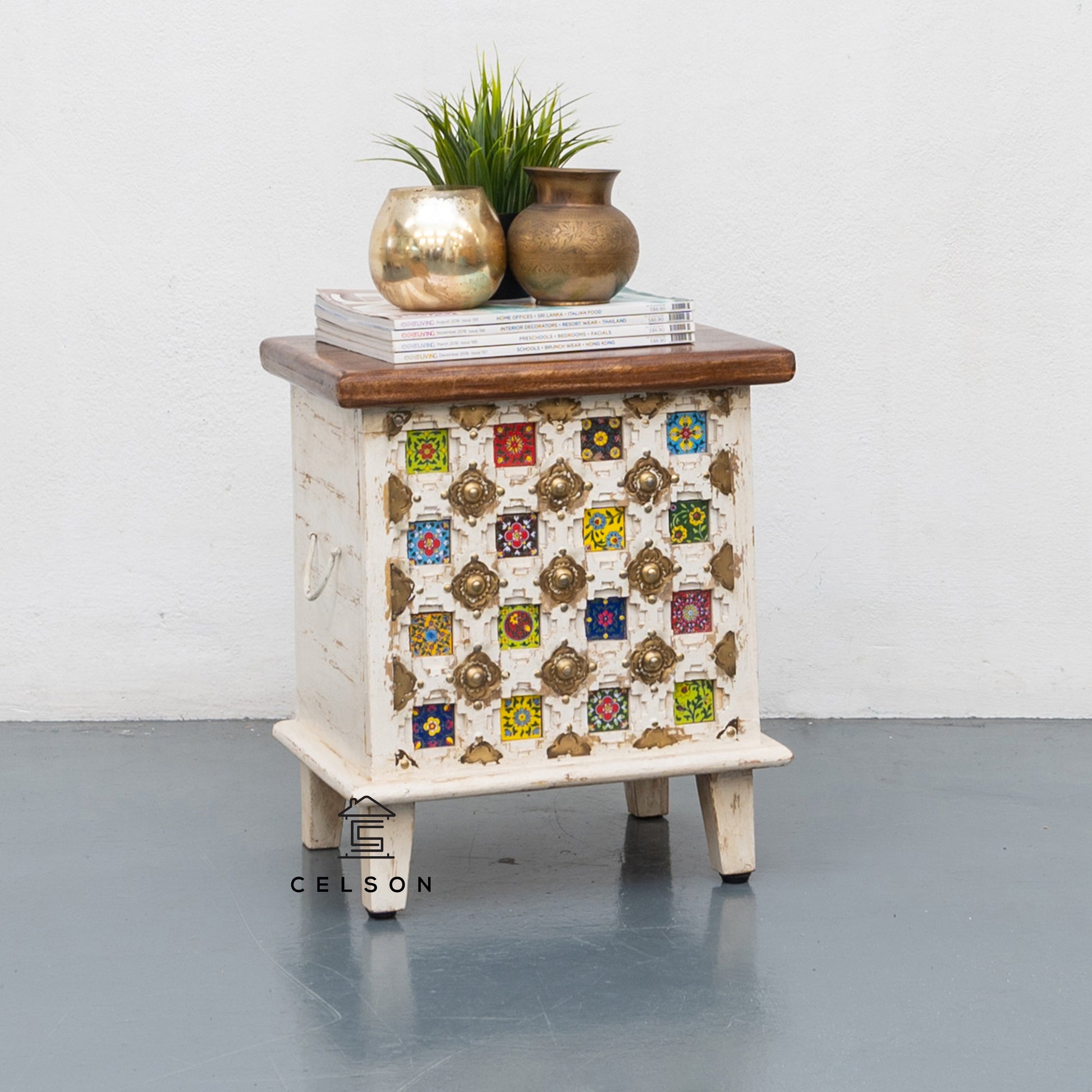 Margo Brass & Tile Trunk