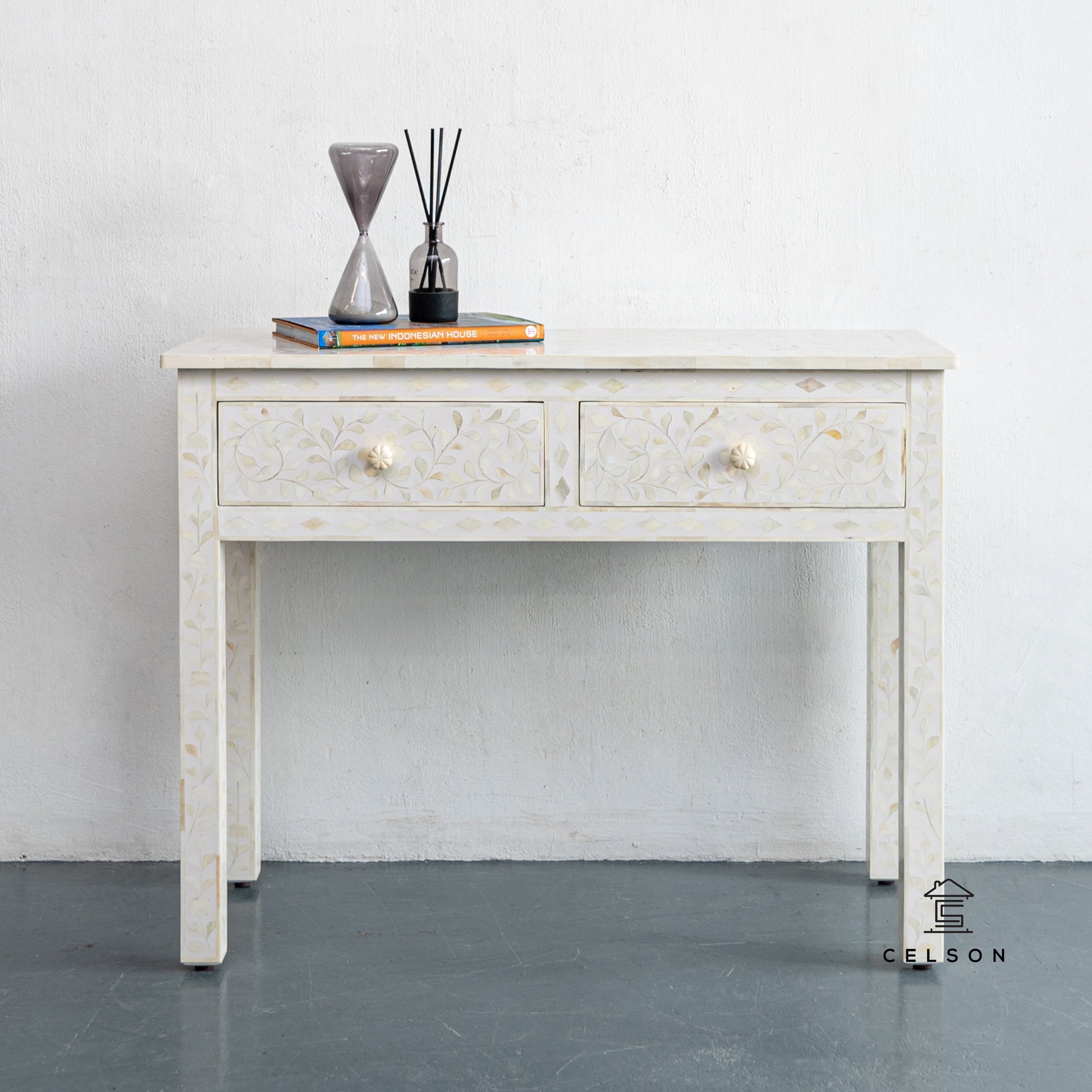 Ivan Bone Inlay Console Table