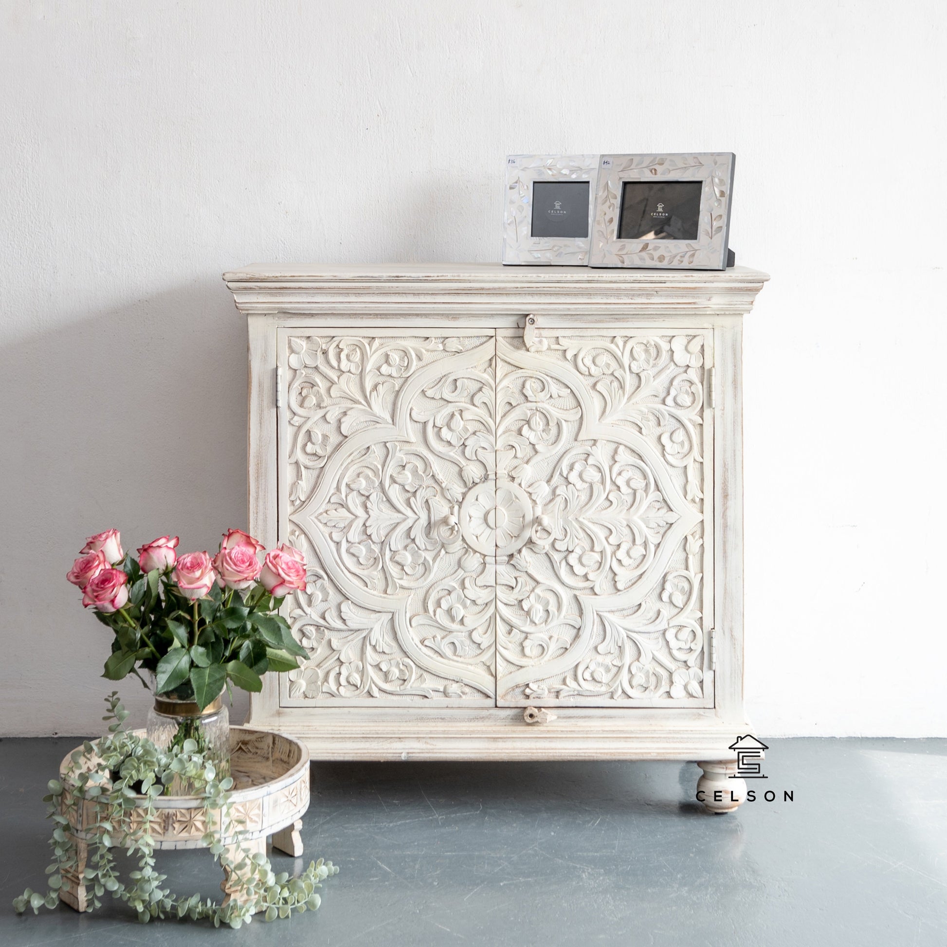 Biba Carved Wooden Cabinet