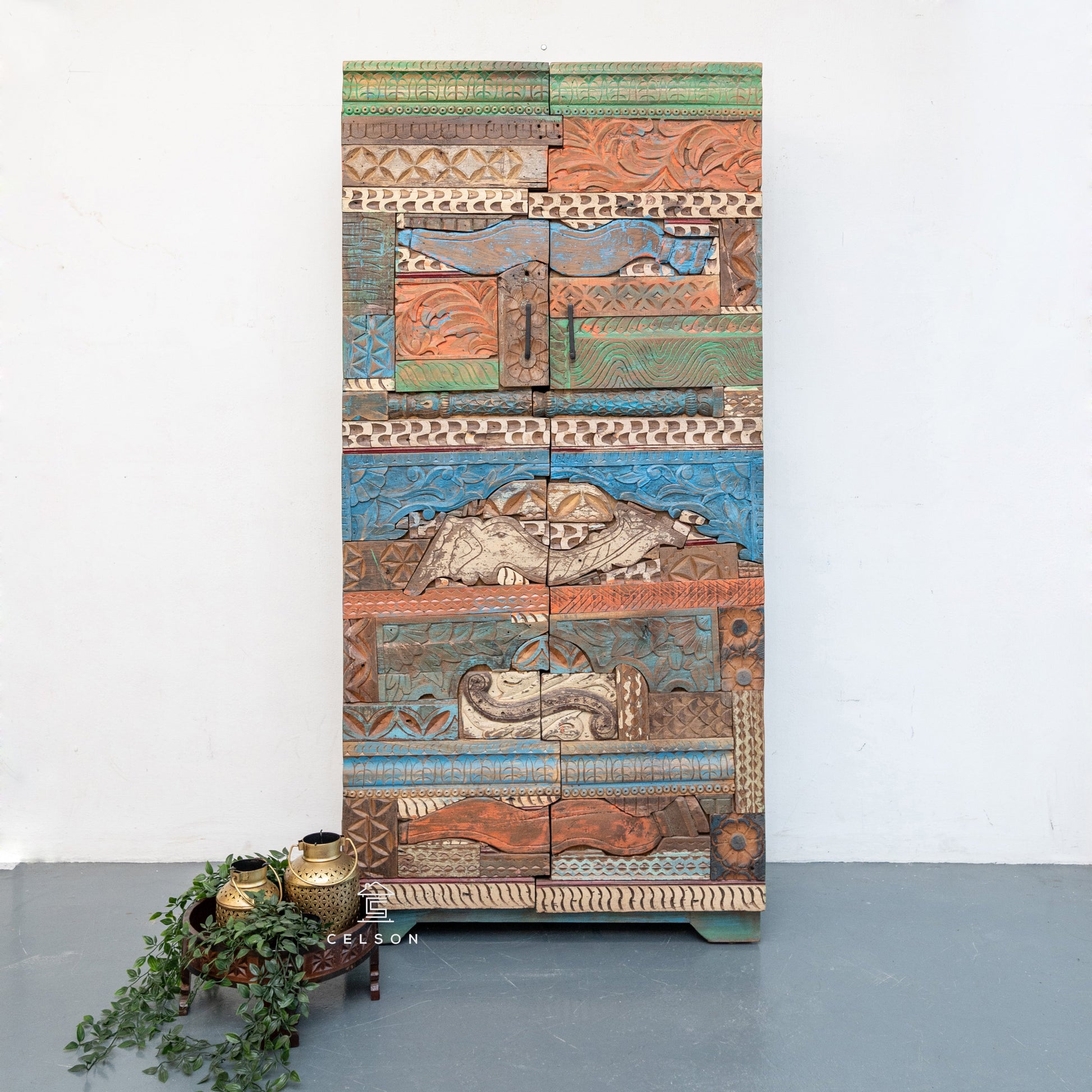 Wivan Hand Carved Almirah