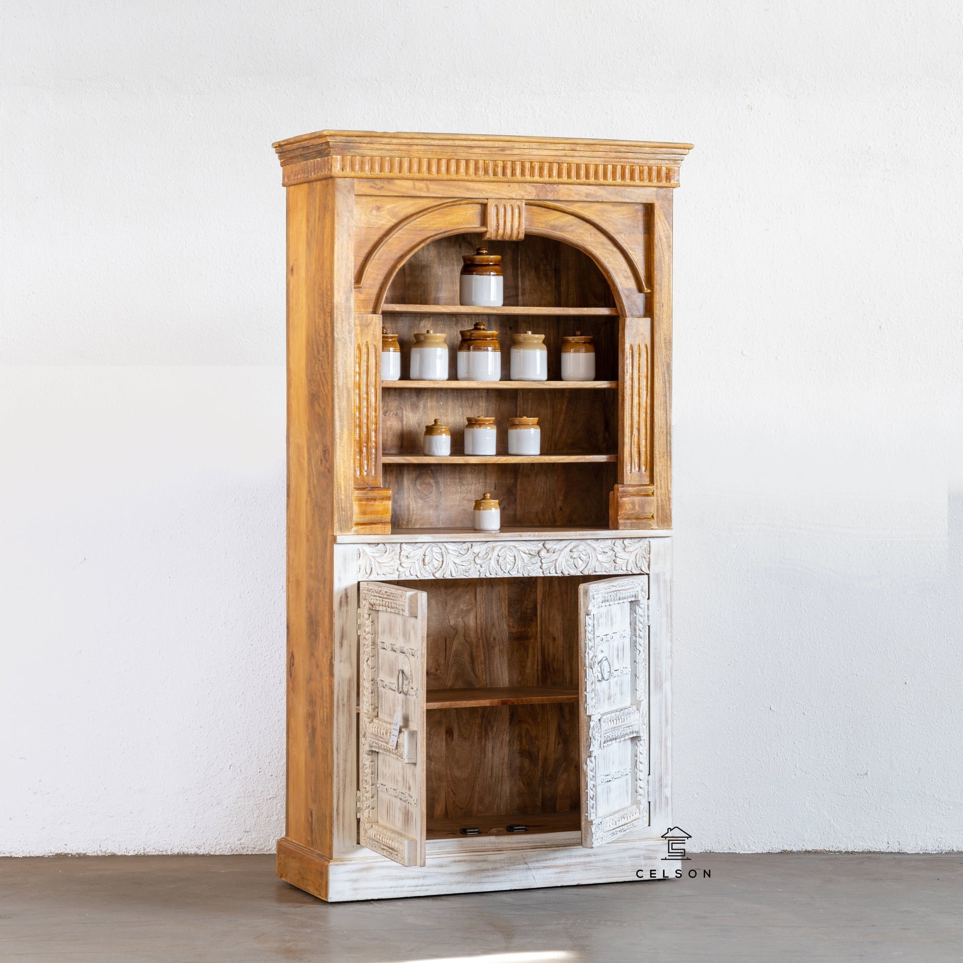 Laxmi Carved Bookshelf