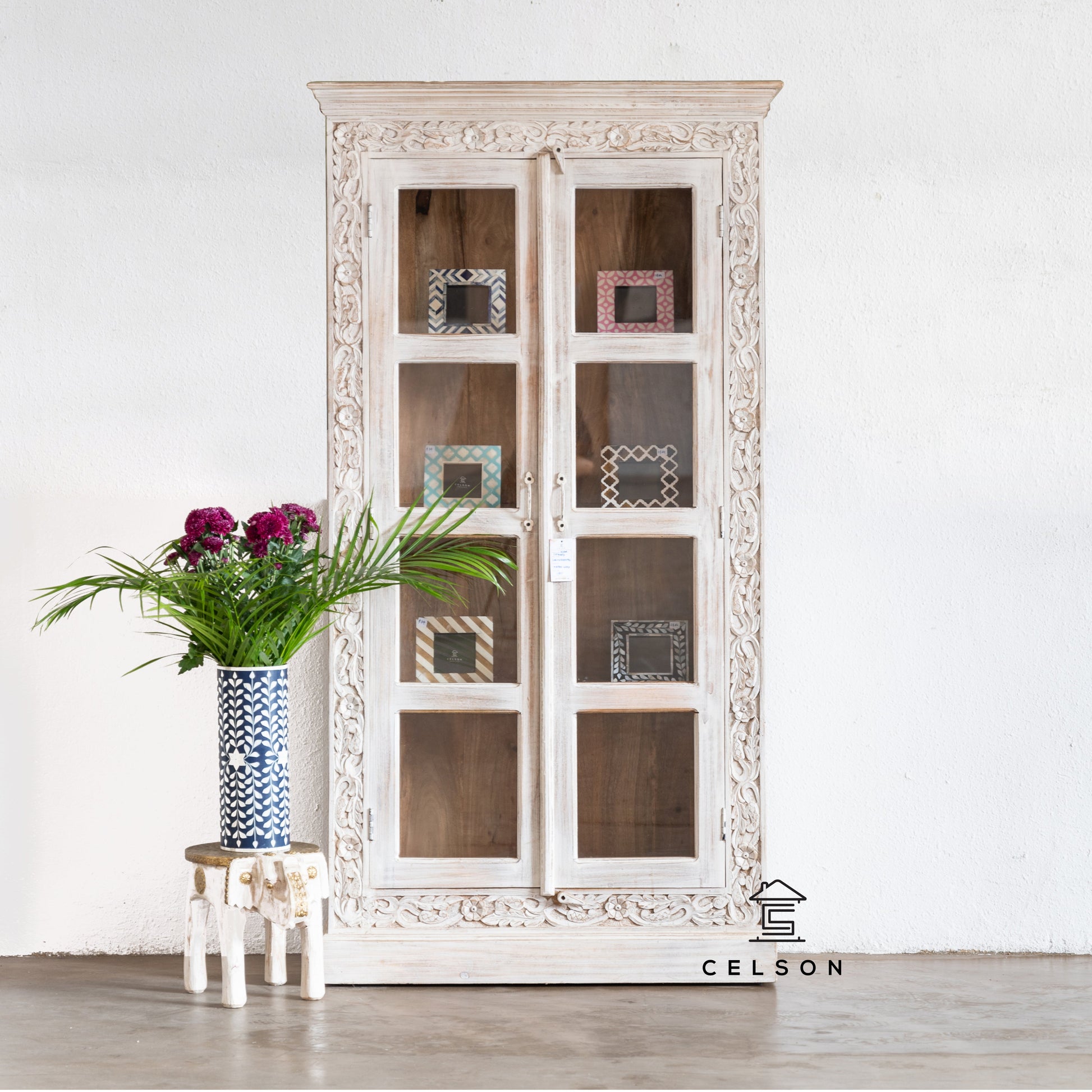 Adam Carved Bookcase