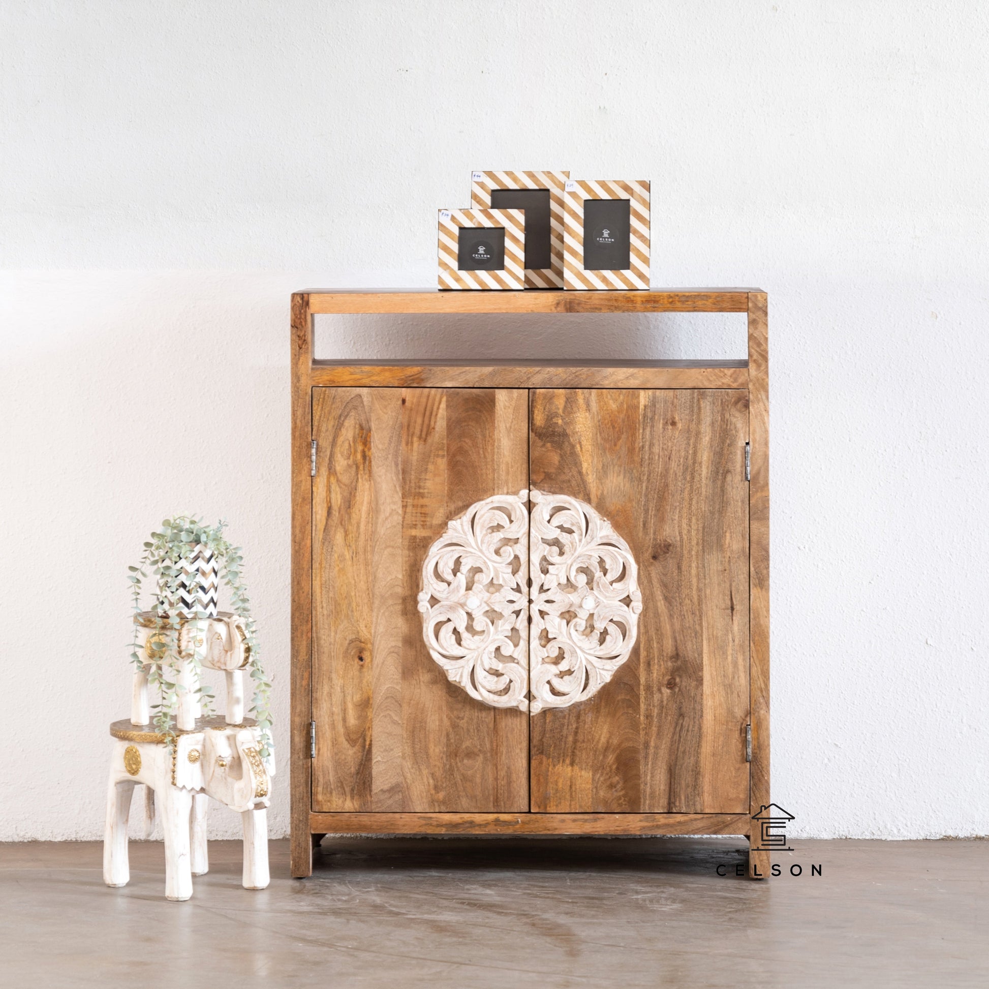 Amira Wooden Bar Cabinet