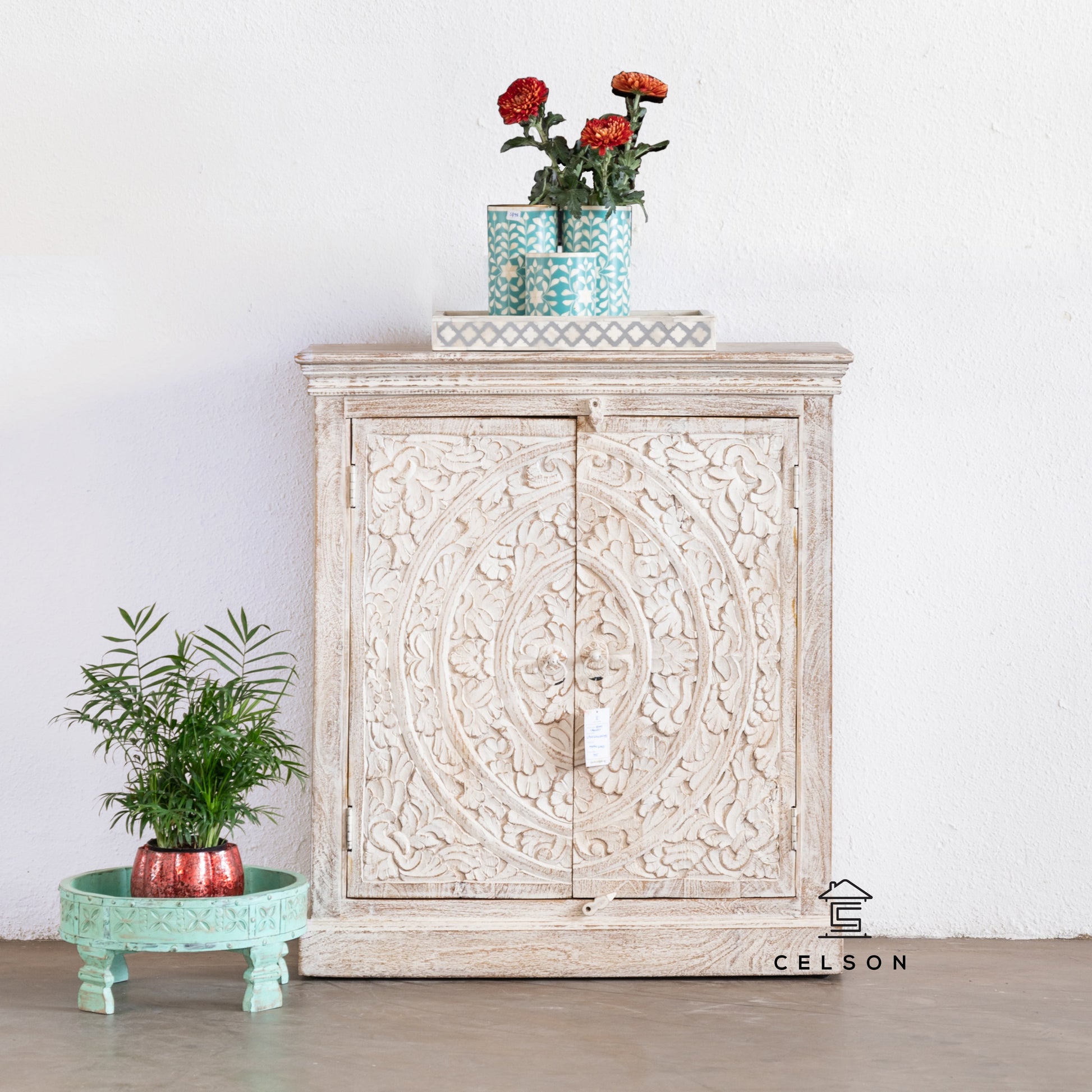 Remy Wooden Bar Cabinet