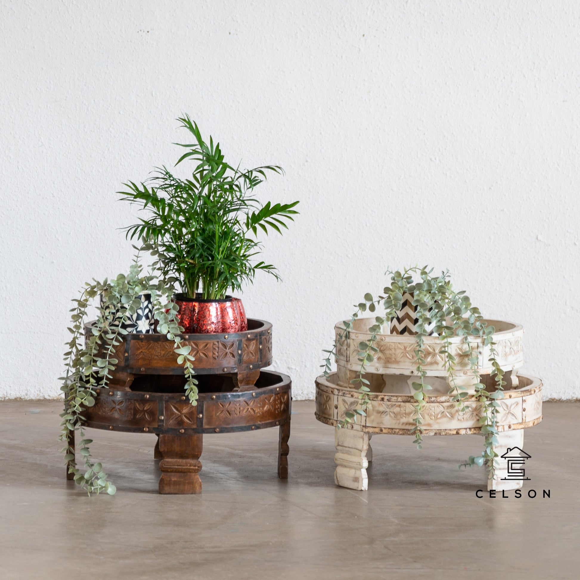 Jupiter Carved Chakki Table