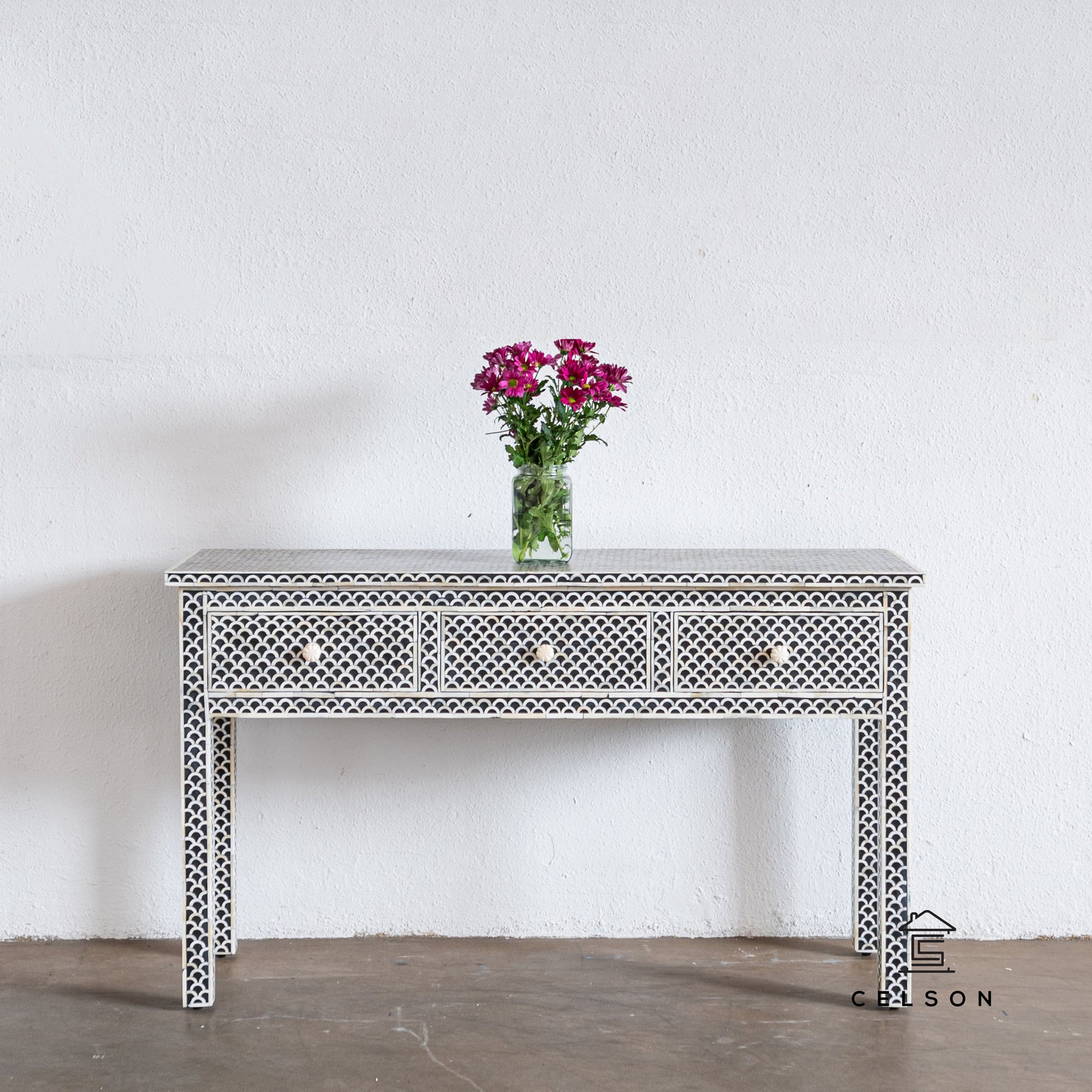 Julieth Bone Inlay Console Table