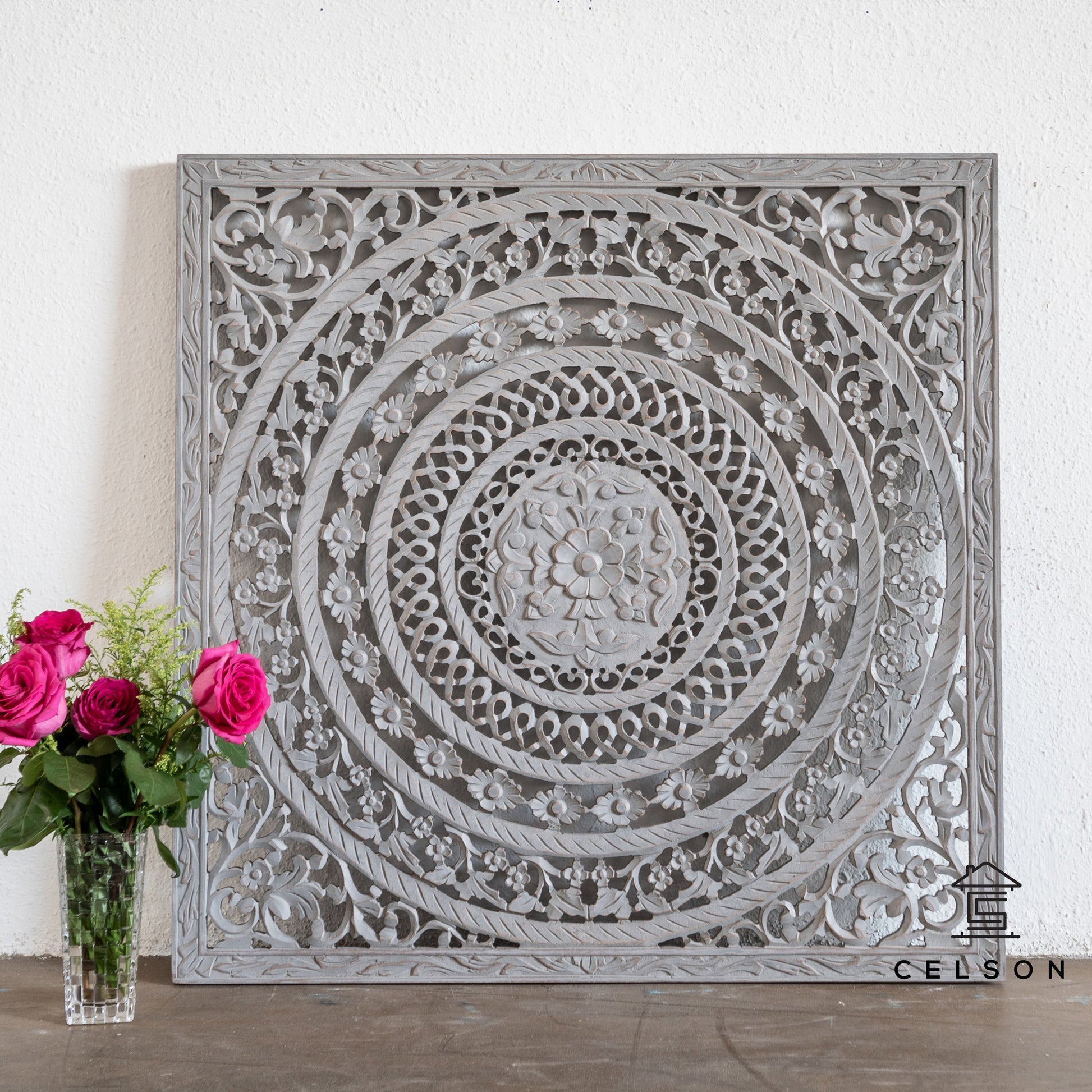 Liza Carved Wall Panel