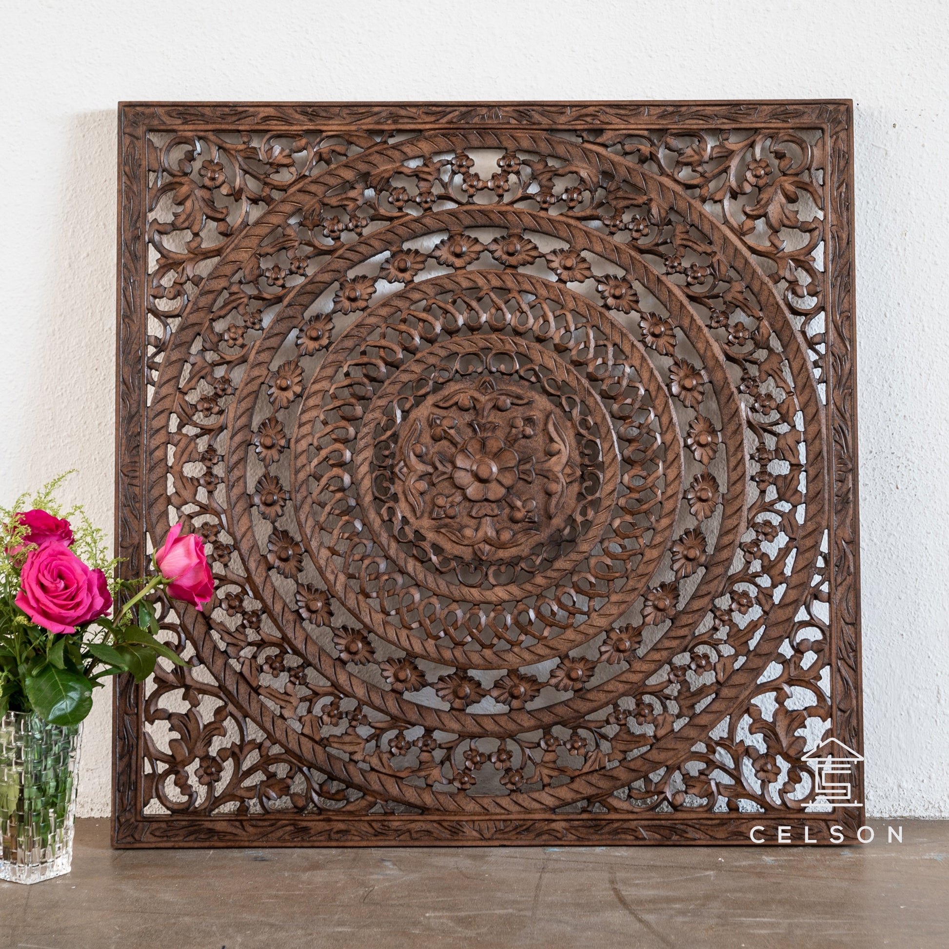 Liza Carved Wall Panel
