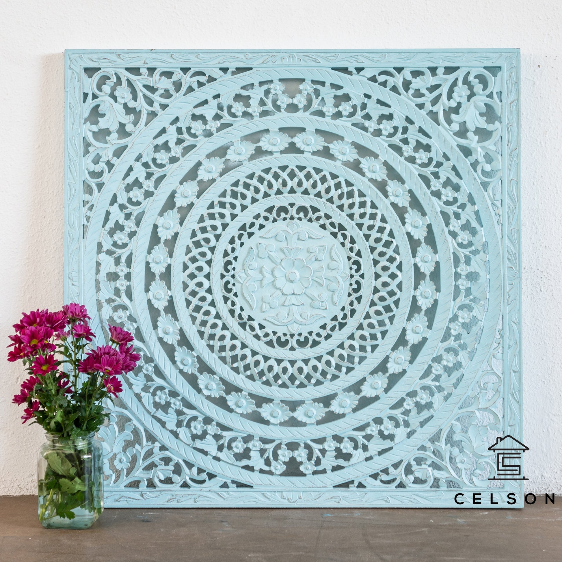 Liza Carved Wall Panel