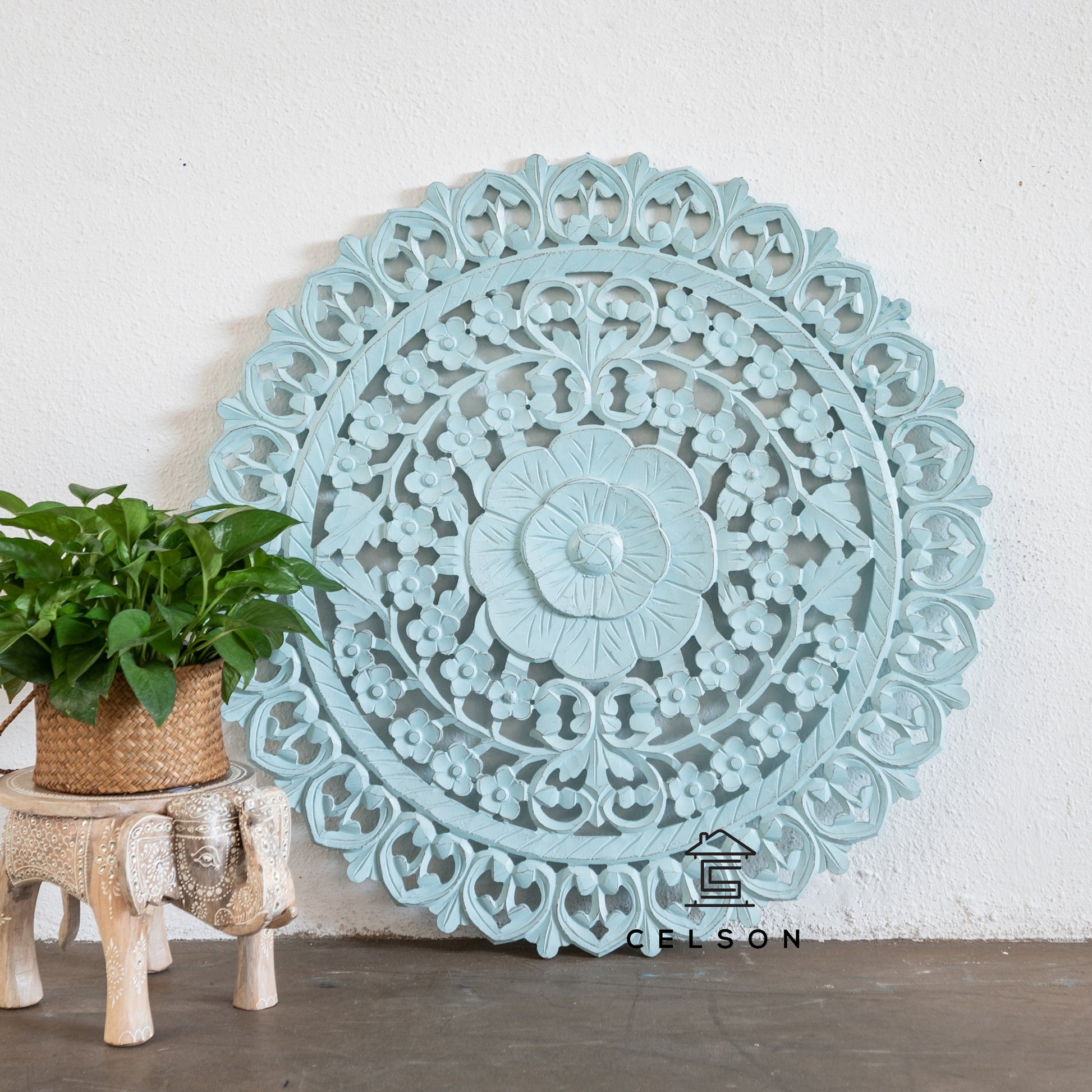 Niama Carved Wall Panel