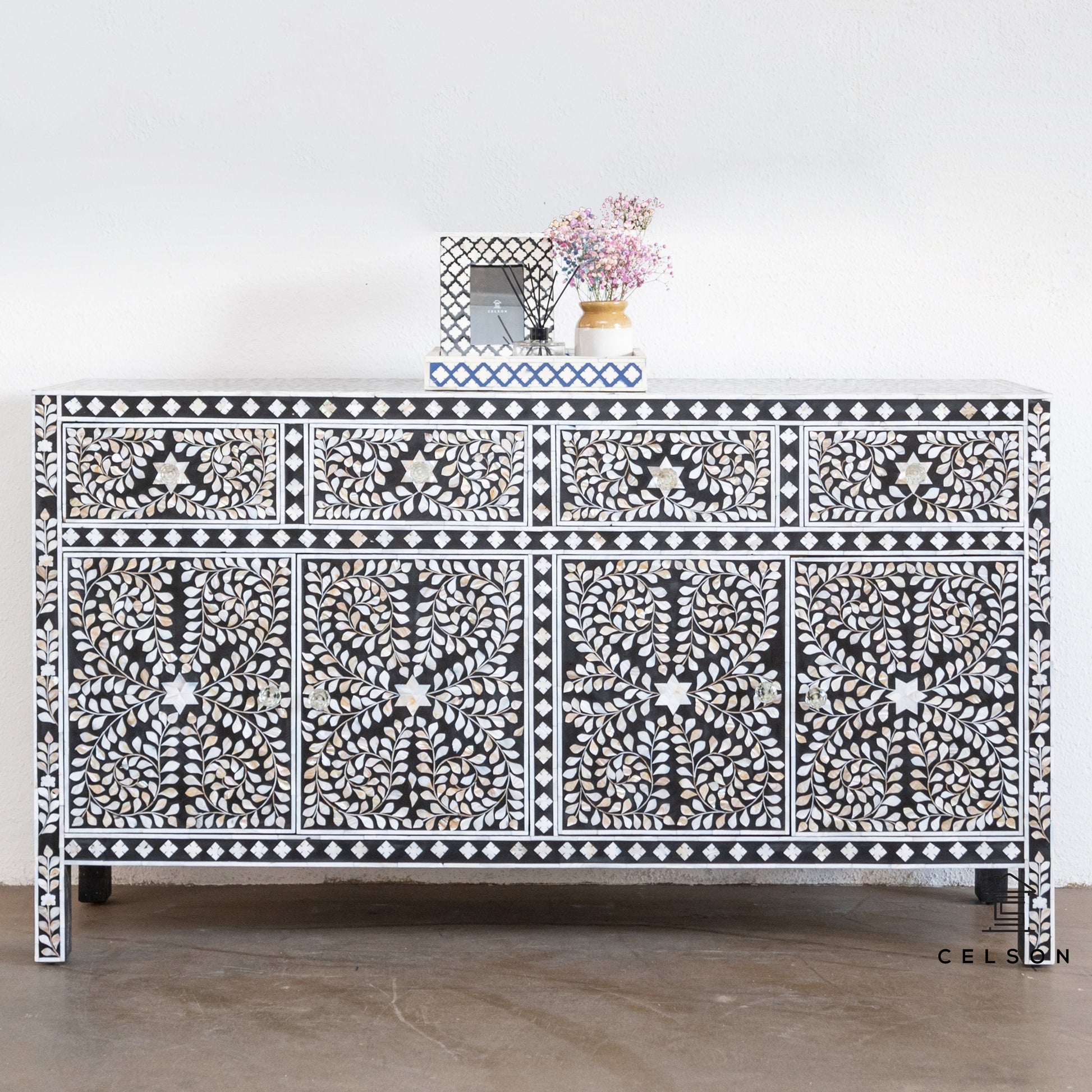 Samma Mother of Pearl Inlay Sideboard