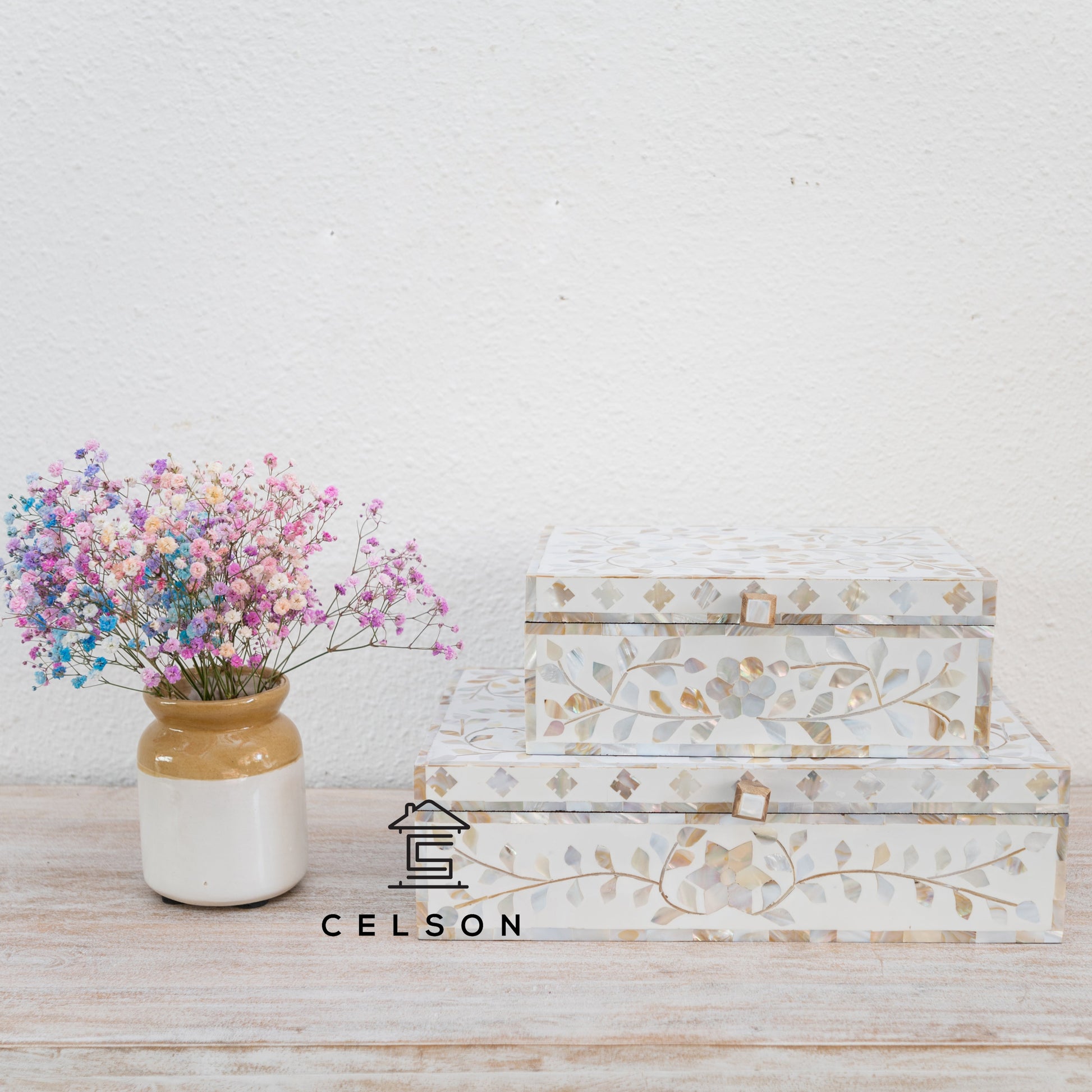 Jaren Mother of Pearl Inlay Box