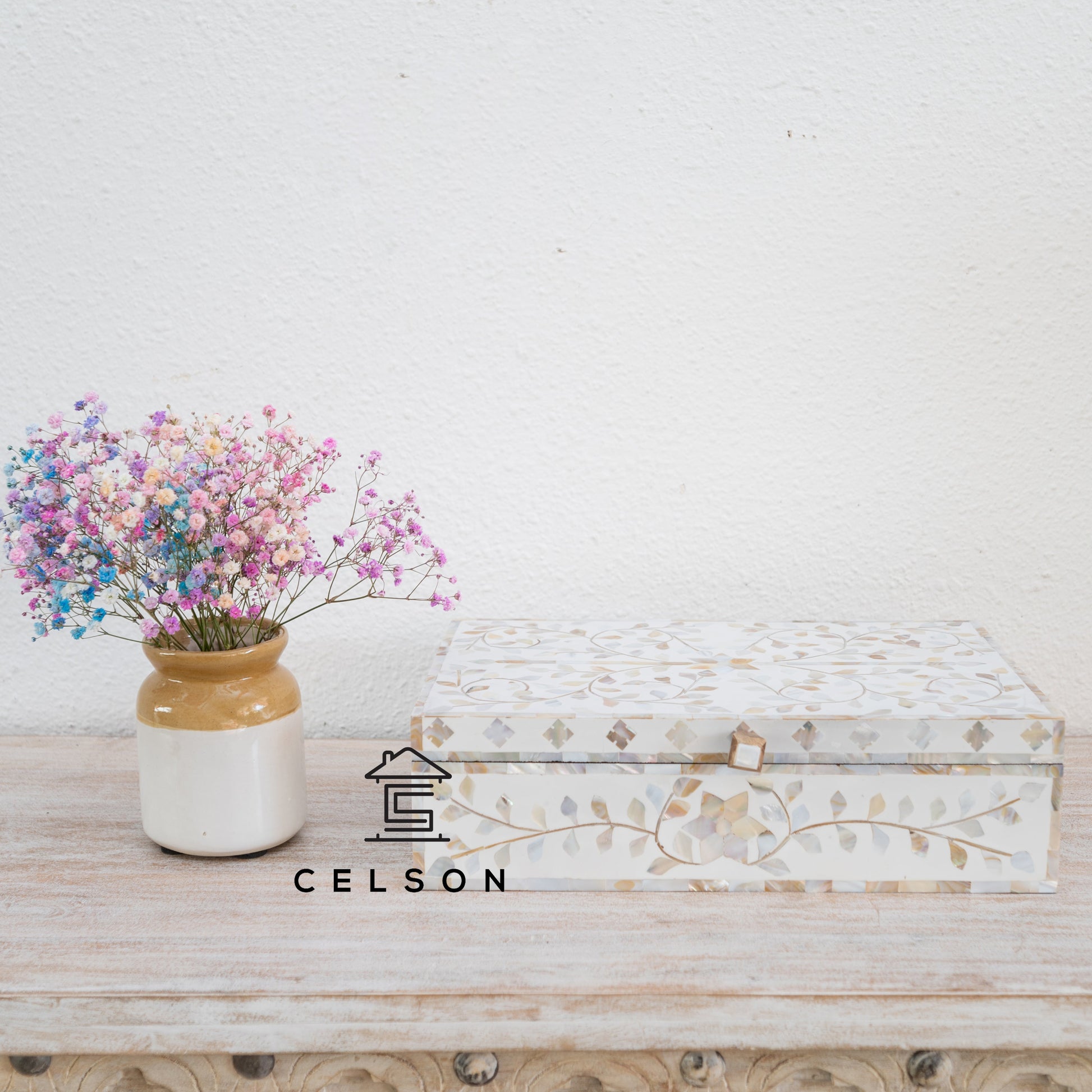 Jaren Mother of Pearl Inlay Box