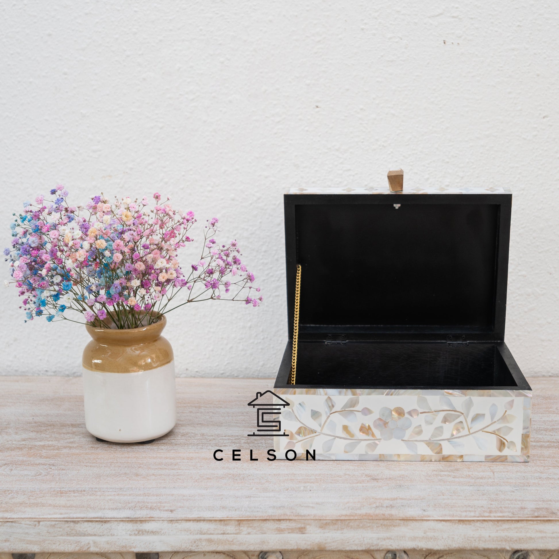 Jaren Mother of Pearl Inlay Box