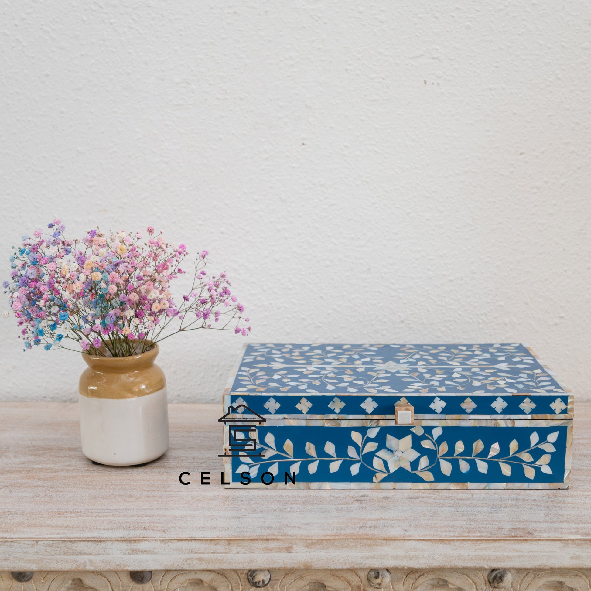 Penne Mother of Pearl Inlay Box