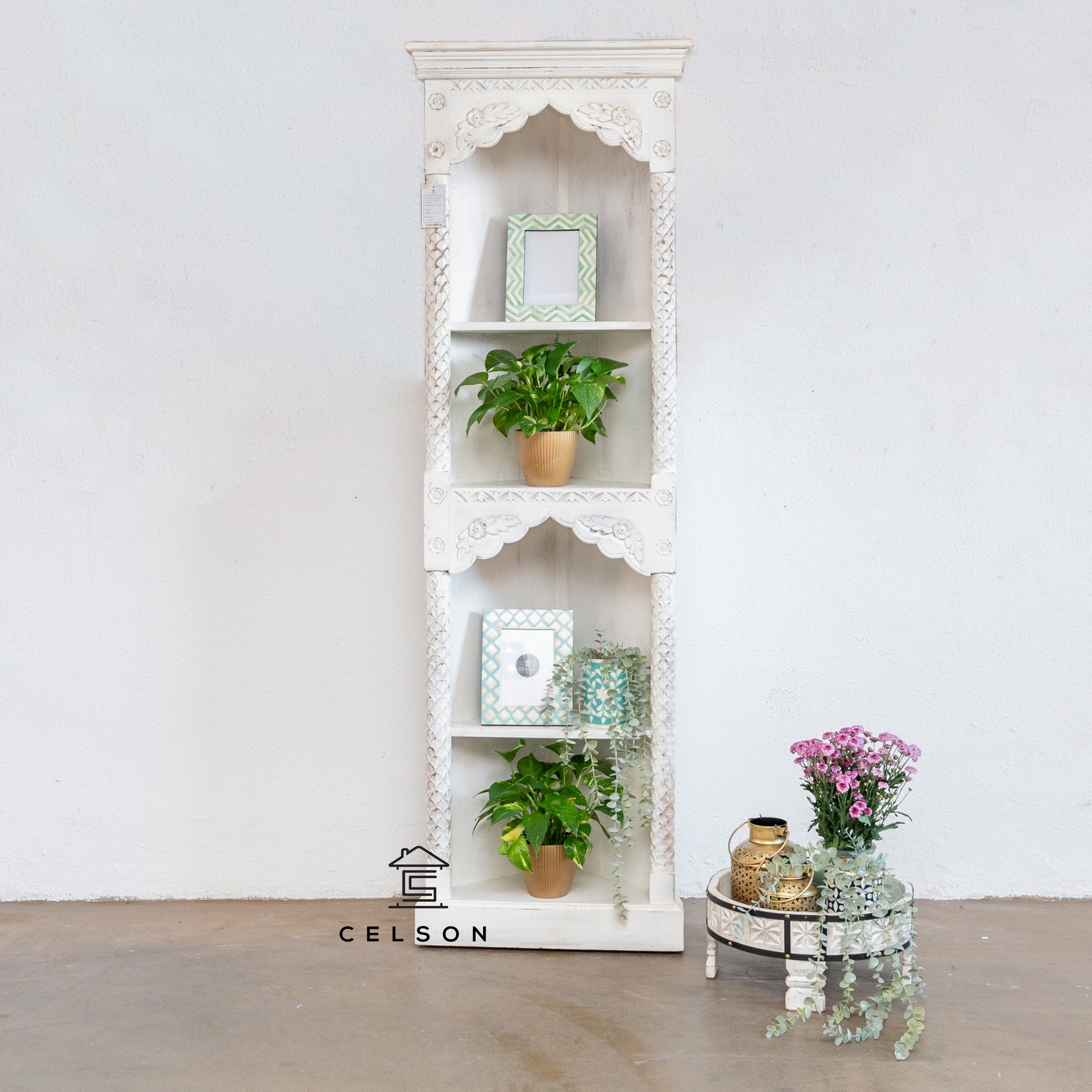 Clarke Carved Bookshelf