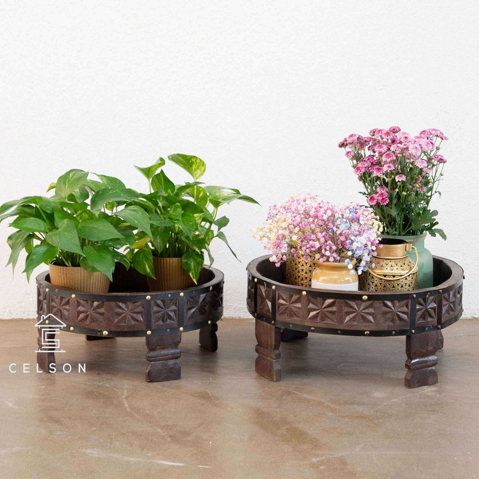 Ariana Carved Chakki Table