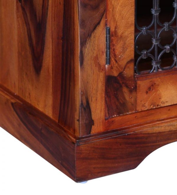 Shea Hand Carved Wooden Shoe Cabinet