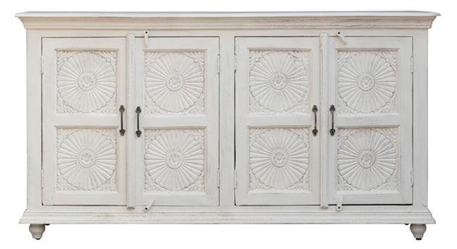 Rima Hand Carved Wooden Sideboard