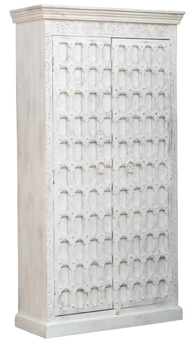 Alisha Hand Carved Almirah