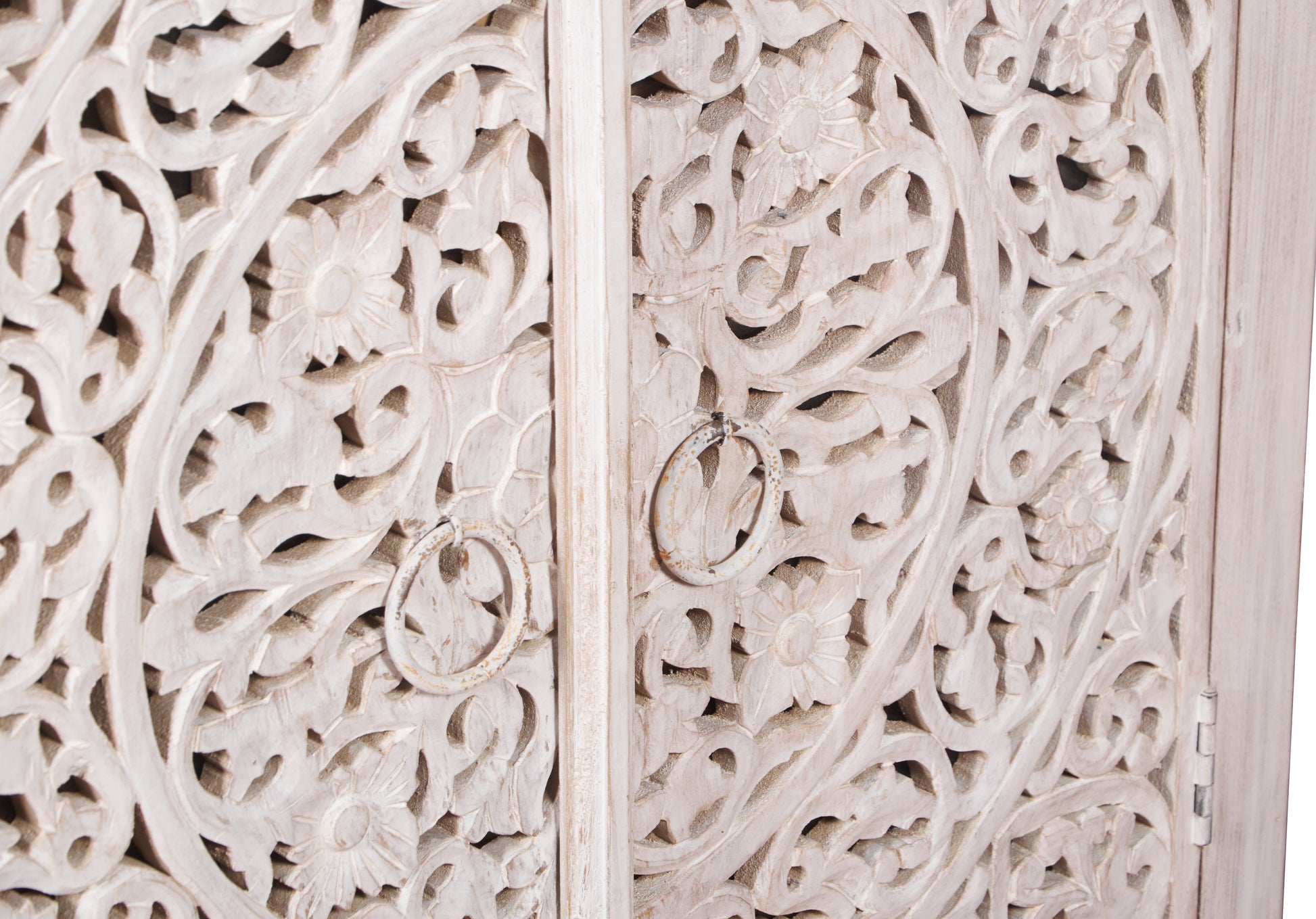 Ziva Carved Wooden Chest