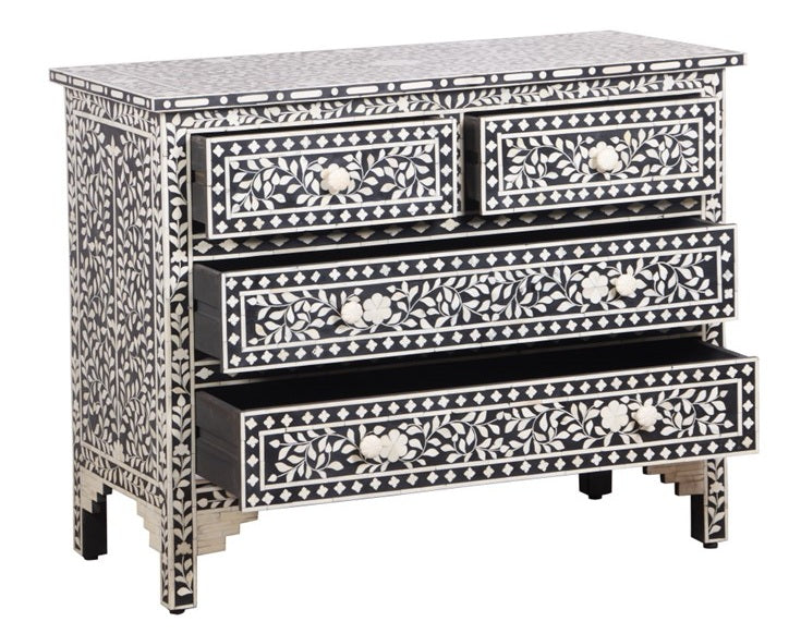 Eva Bone Inlay Chest of drawer