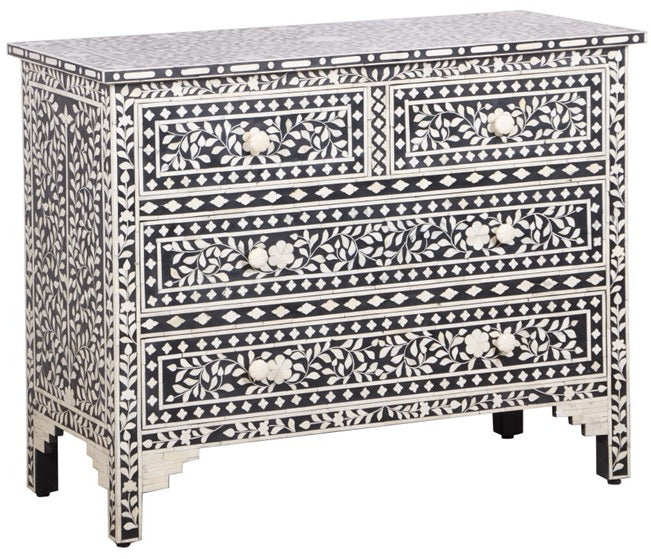 Eva Bone Inlay Chest of drawer