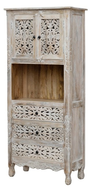 Amory Hand Carved Cabinet