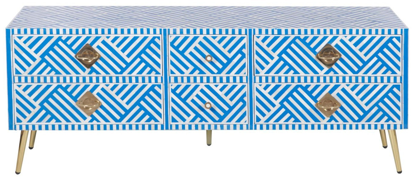 Bedella Bone Inlay TV Cabinet