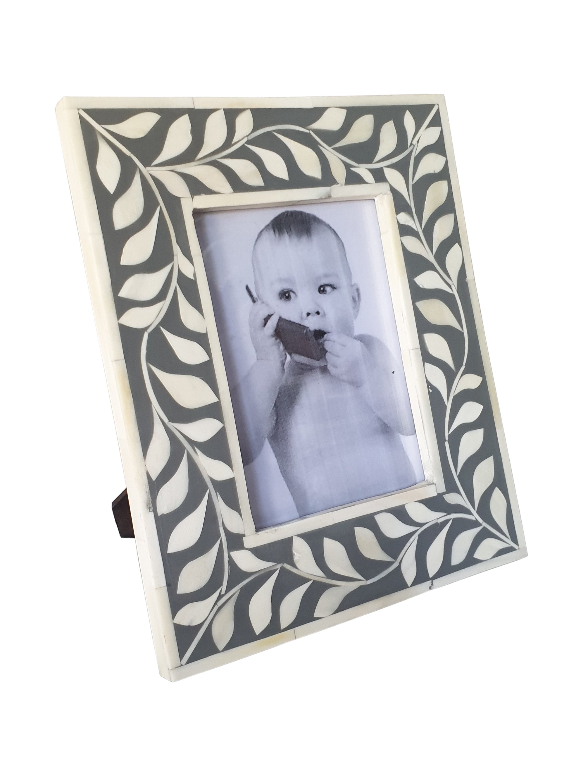 Penne Bone Inlay Photo Frame