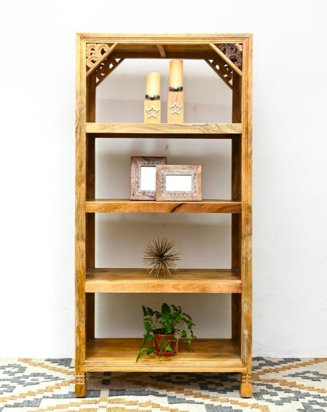 Peter Carved Bookshelf