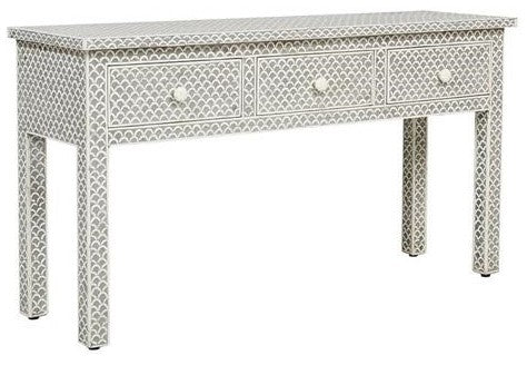 Sebba Bone Inlay Console Table