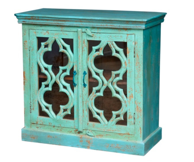 Gracie Carved Wooden Cabinet