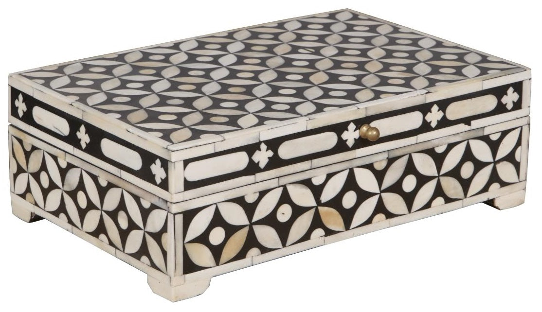 Kelly Bone Inlay Jewelry Box